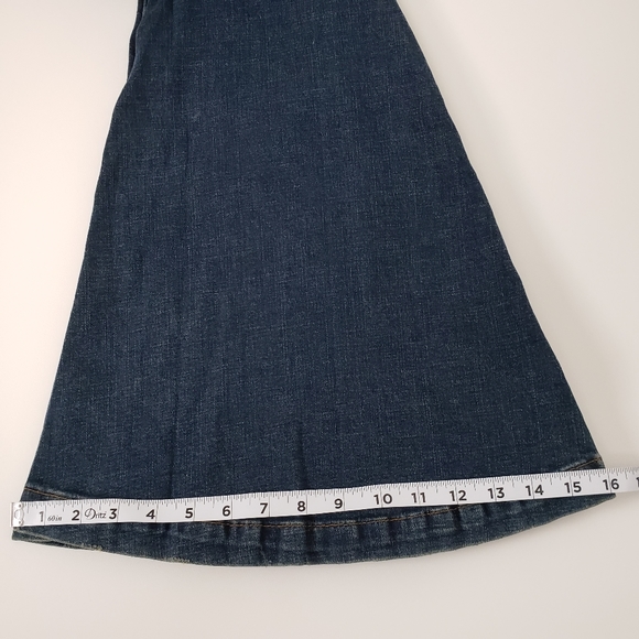 Wrangler Retro Womens High Rise Trumpet Flair Wide Leg Jeans Size 29 x 32 - Picture 15 of 16